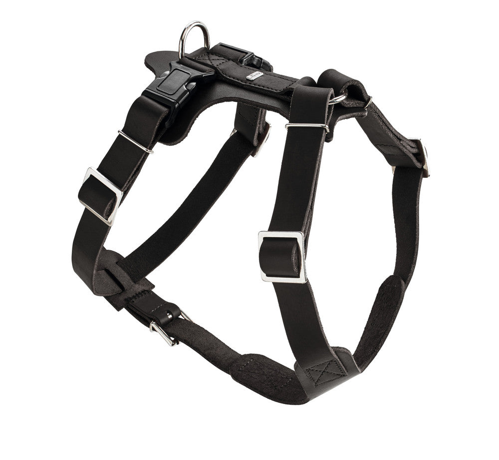 AALBORG Harness - Hunter-petstore -cow leather -with light plastic clasps -perfect fit thanks to various adjustable settings -simple and functional design -made in Germany