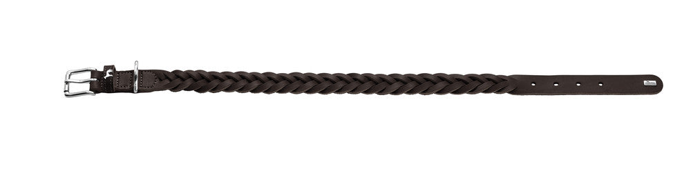 SOLID EDUCATION Special Collar - Hunter-petstore -cow leather -hand-braided -made from a single piece of leather -made in Germany
