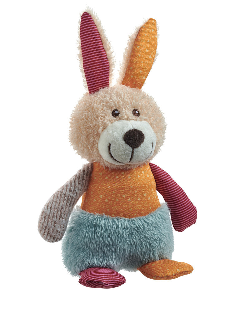 MULI Rabbit Dog Toy - Hunter-petstore -ideal for puppies and dogs that like to cuddle -with squeaker -washable at 90 °F -7.09 in