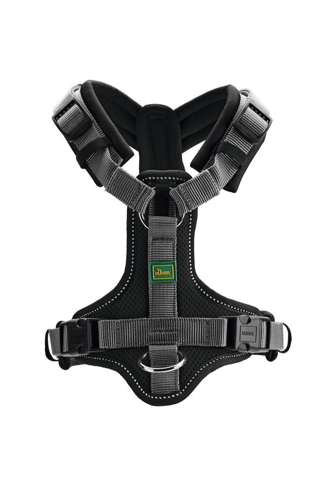 MALDON Harness - Hunter-petstore -made of especially soft cow nappa leather -particularly stable stop ring -stepless adjustable -fur-friendly due to rounded processing -tear-resistant nylon insert -made in Germany
