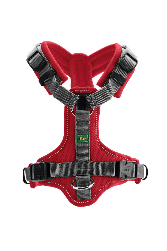 MALDON Harness - Hunter-petstore -made of especially soft cow nappa leather -particularly stable stop ring -stepless adjustable -fur-friendly due to rounded processing -tear-resistant nylon insert -made in Germany