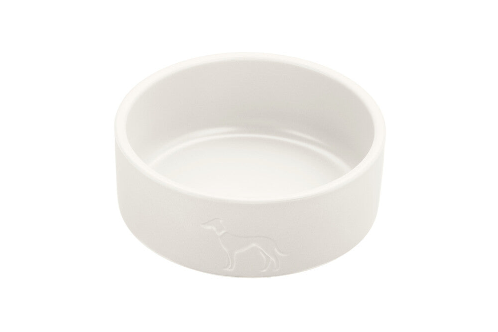 OSBY Ceramic Bowl - Hunter-petstore -feeding or drinking bowl made of ceramic -subtle HUNTER dog embossing -high weight ensures a secure stand -slip-resistant silicone rim on the bottom -long-lasting and scratch resistant -easy to clean and dishwasher-safe -food safe