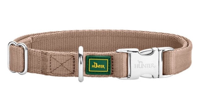 INARI Alu-Strong Collar - Hunter-petstore -versatile collar for dogs -infinitely adjustable -soft and tear-resistant polyester material -easy to clean and quick drying -with sturdy, lightweight aluminium buckle