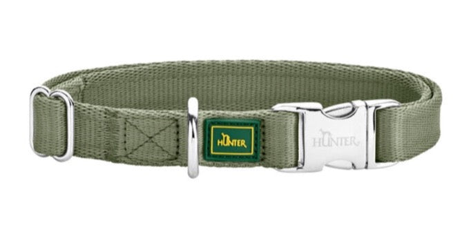 INARI Alu-Strong Collar - Hunter-petstore -versatile collar for dogs -infinitely adjustable -soft and tear-resistant polyester material -easy to clean and quick drying -with sturdy, lightweight aluminium buckle