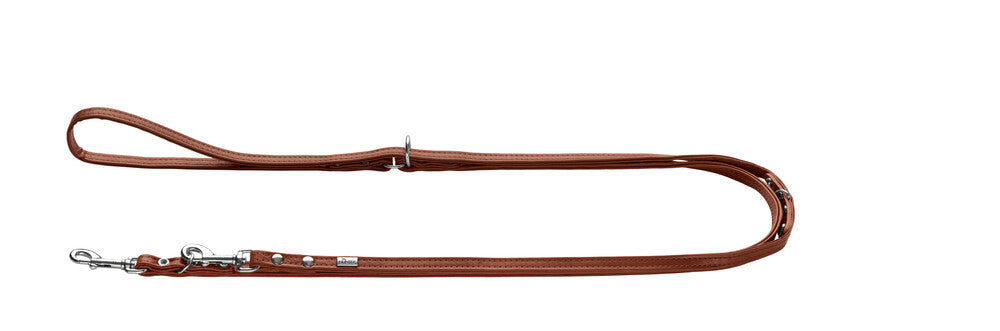 CANADIAN UP Petit Adjustable Leash - Hunter-petstore -versatile training leash for dogs -3-fold adjustment -with premium leather from ecological and socially responsible production -particularly soft and supple feel -noble and luxurious - for highest demands -made in Germany