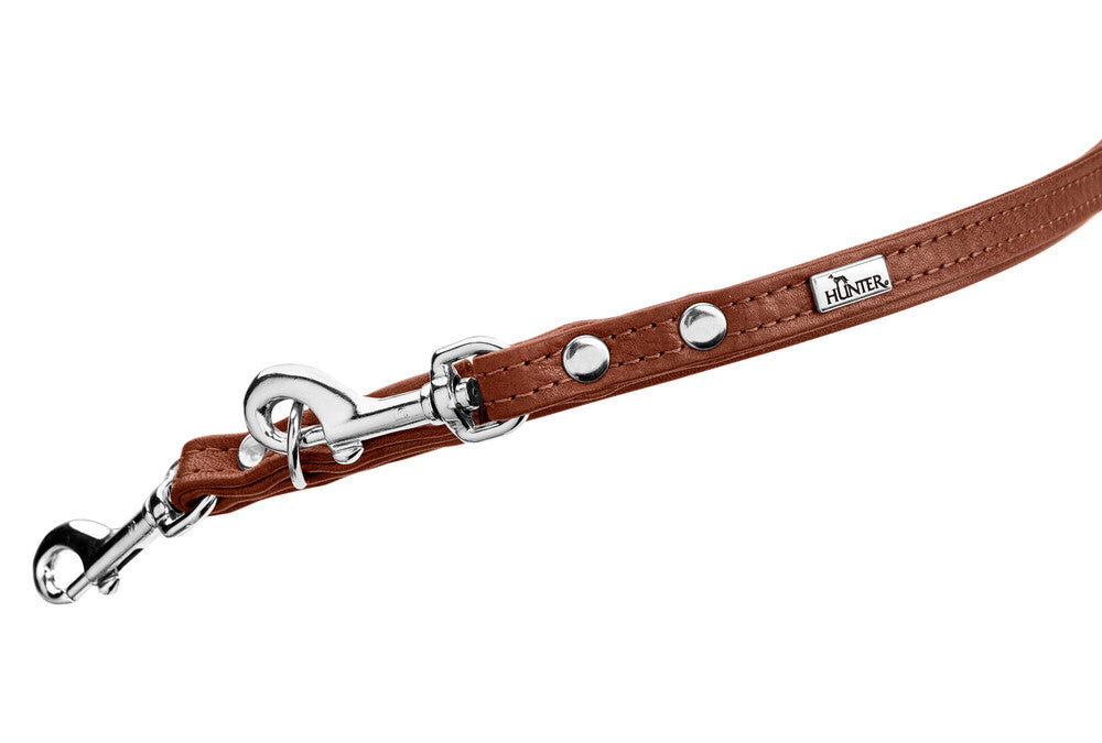 CANADIAN UP Petit Adjustable Leash - Hunter-petstore -versatile training leash for dogs -3-fold adjustment -with premium leather from ecological and socially responsible production -particularly soft and supple feel -noble and luxurious - for highest demands -made in Germany