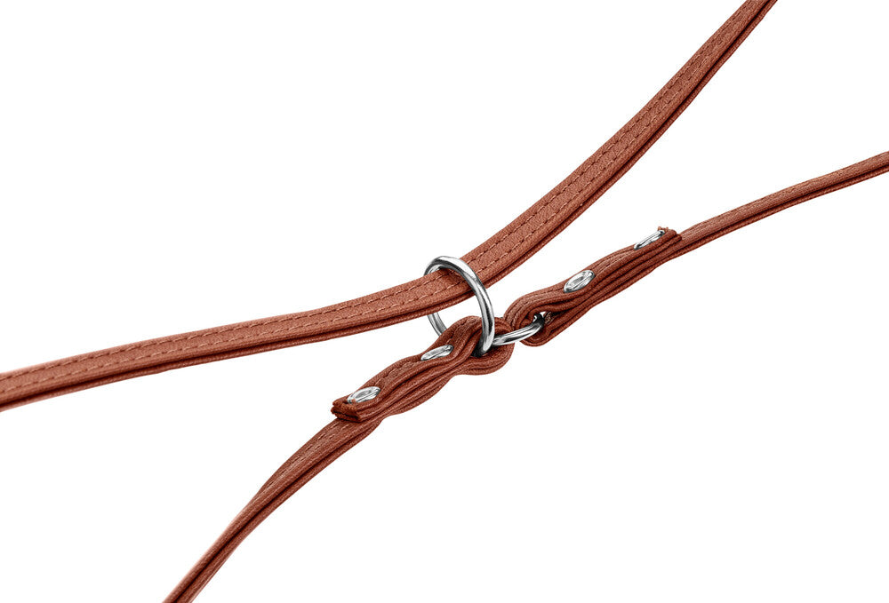 CANADIAN UP Petit Adjustable Leash - Hunter-petstore -versatile training leash for dogs -3-fold adjustment -with premium leather from ecological and socially responsible production -particularly soft and supple feel -noble and luxurious - for highest demands -made in Germany