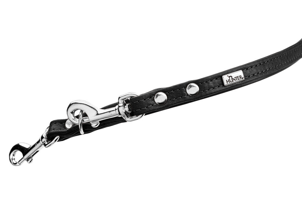 CANADIAN UP Petit Adjustable Leash - Hunter-petstore -versatile training leash for dogs -3-fold adjustment -with premium leather from ecological and socially responsible production -particularly soft and supple feel -noble and luxurious - for highest demands -made in Germany