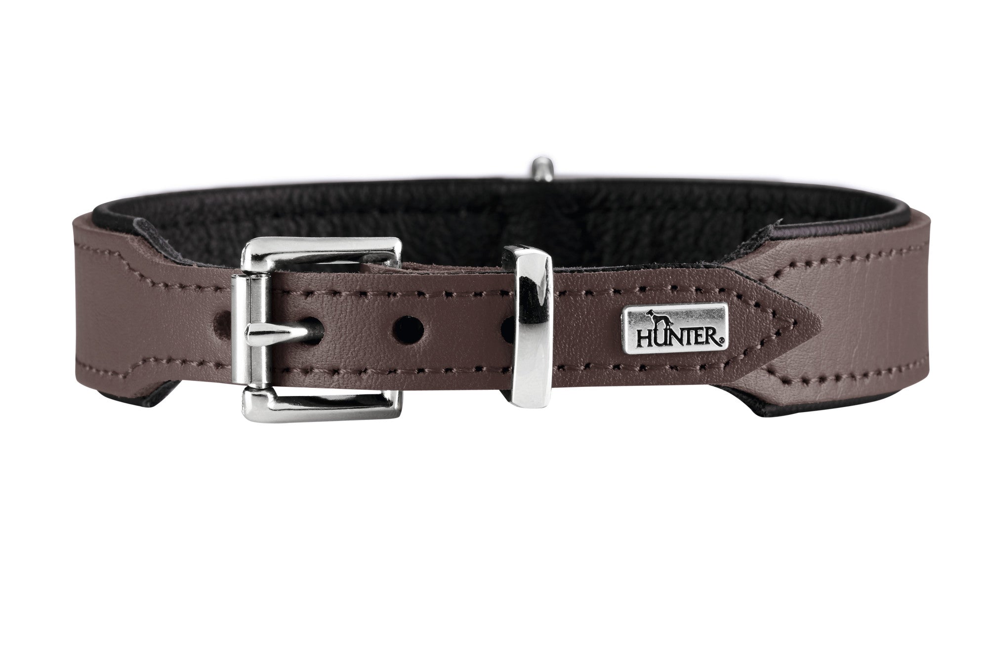 BASIC leather Collar - Hunter-petstore -Robust material -Easy care -Made in Germany