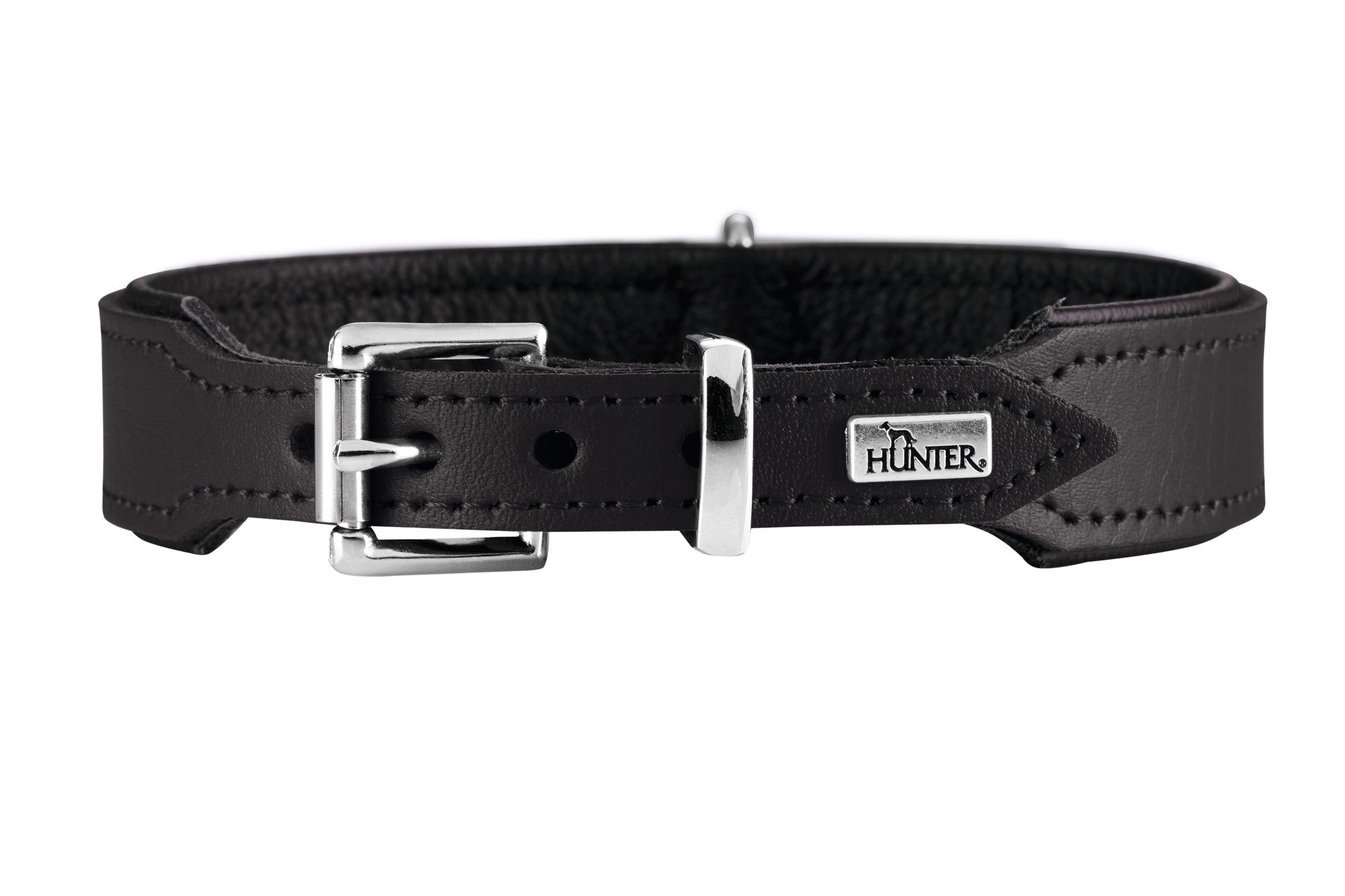 BASIC leather Collar - Hunter-petstore -Robust material -Easy care -Made in Germany