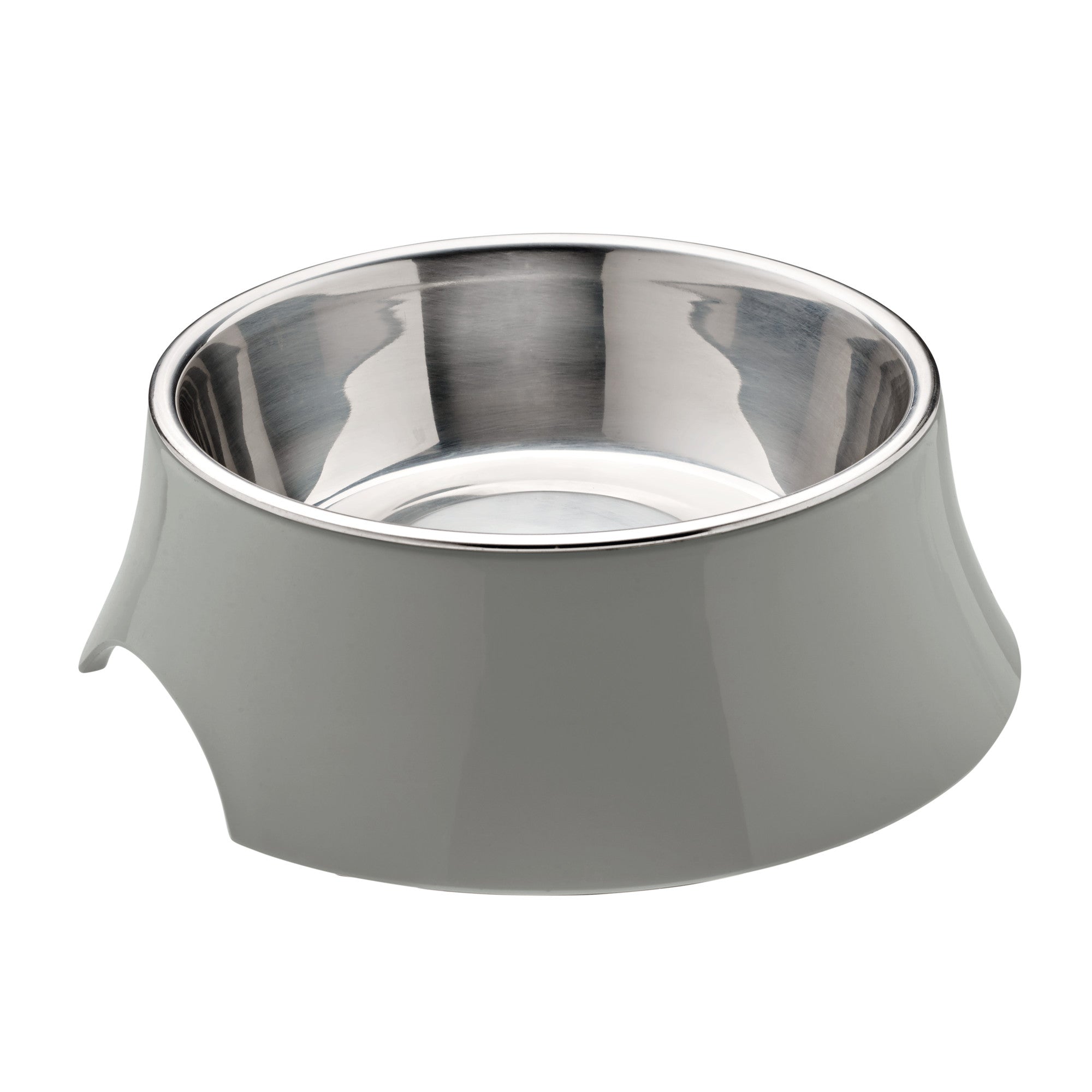 ATLANTA Bowl - Hunter-petstore -Feeding or drinking bowl with melamine -With removable stainless steel bowl -Purist, timeless design -Slip-resistant rubber rim on the bottom -Long-lasting, shock and scratch resistant -Easy to clean and dishwasher safe -Food safe