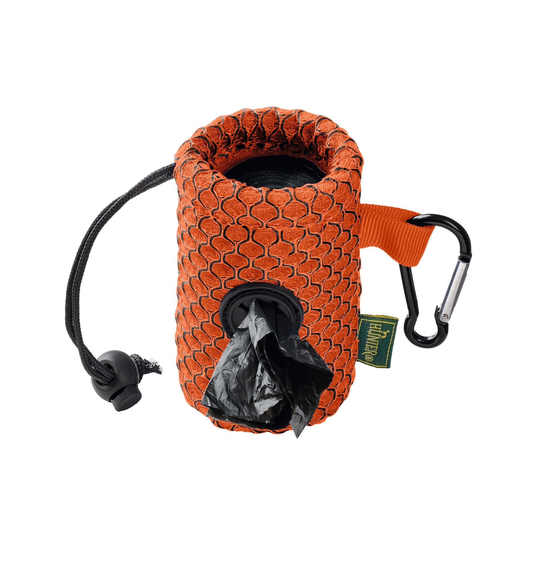 HILO Waste bag holder - Hunter-petstore -particularly lightweight poo bag dispenser for every day -flexible fastening options -easy removal of individual bags -closable with practical stopper cord -can be filled with standard poo bag rolls (not included)
