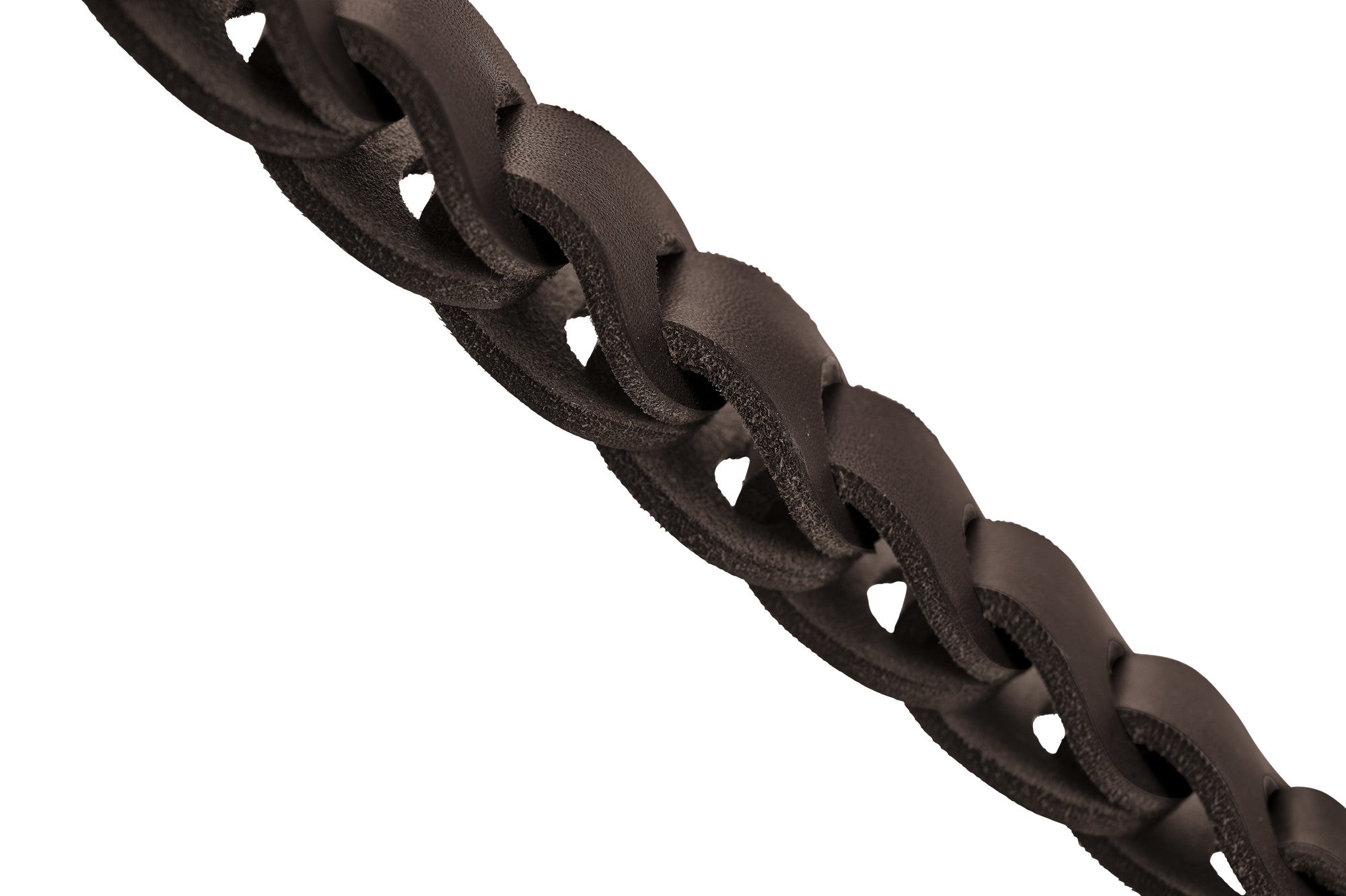 Solid EDUCATION Chain Leash - Hunter-petstore -leash for leisure activities (not for training purposes) -with handmade and interlinked leather elements -special design provides pleasant, light tug damping