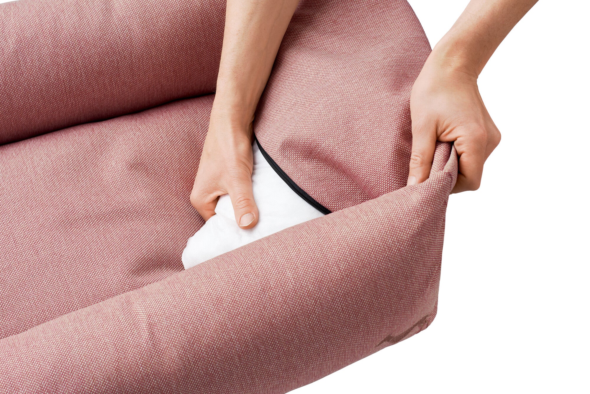INARI Sofa - Hunter-petstore -Cozy dog sofa in soft colors -Pleasantly soft to the touch and feel -Generously upholstered with high edge -Anti-slip underside -Zippered removable cover washable at 140 °F