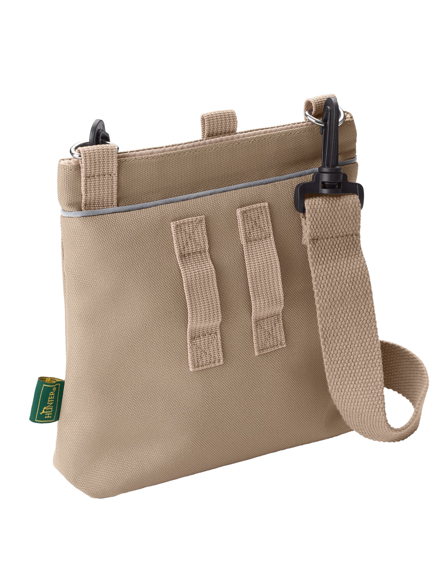 ALVA Treat Bag - Hunter-petstore -fillable snack bag to hang around or attach to your belt -ideal for storing all kinds of snacks -made of robust, waterproof outer material (100% recycled) -washable inner material (100% recycled) -easy to open and close with magnetic closure -with additional storage options for keys, mobile phone etc. -with all-round reflective piping for additional visibility