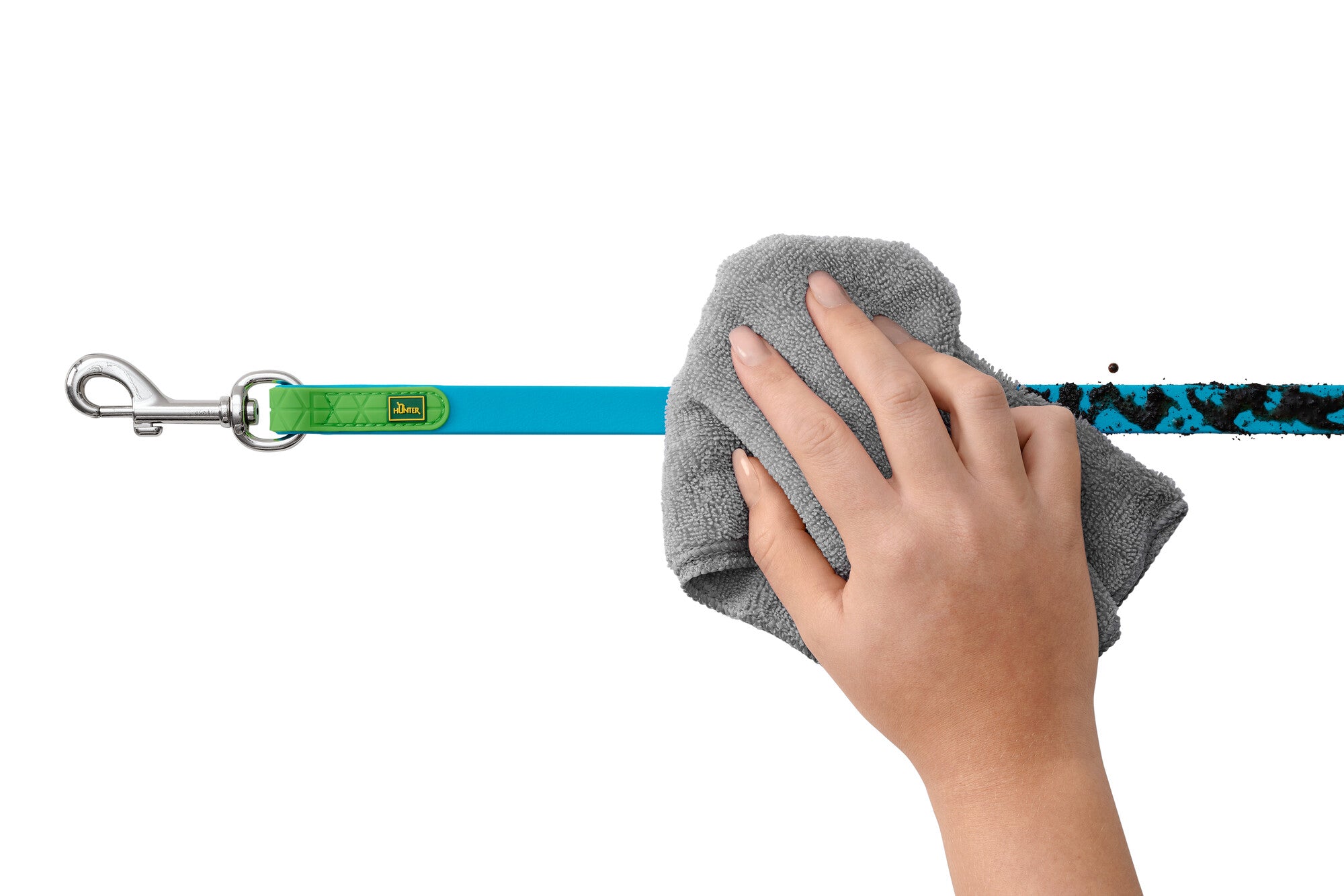 Tracking Leash CONVENIENCE without Handle Loop - Hunter-petstore -search and drag leash for dog sports and training-ideal for hunting and dog sports-without wrist loop-durable, tear-resistant and weatherproof-firm grip in warm and cold conditions-antibacterial and mould-free