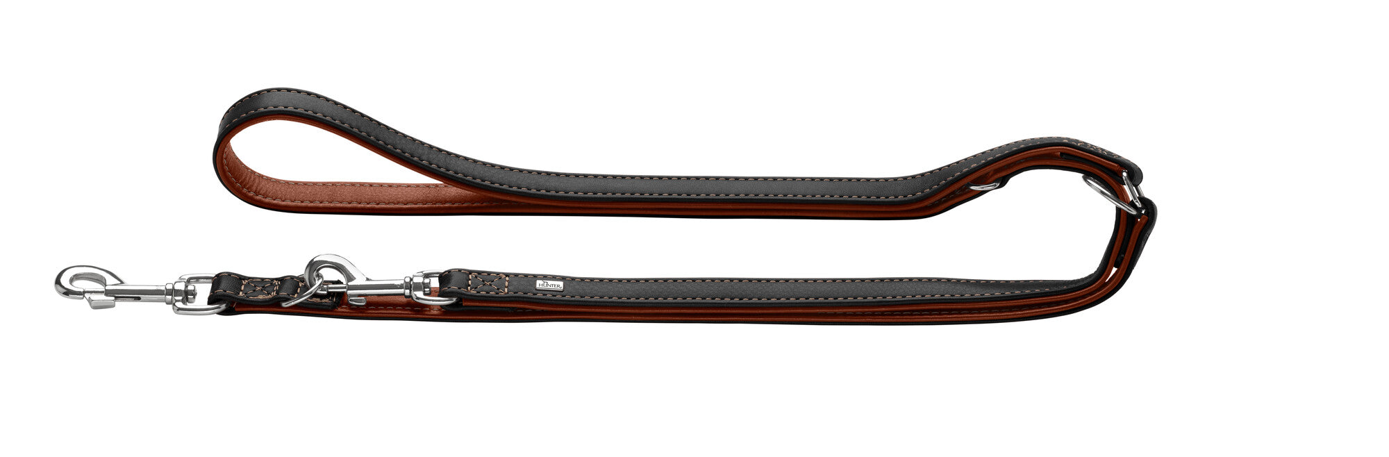 CANADIAN UP Adjustable Leash - Hunter-petstore -versatile training leash for dogs -3-fold adjustment -with premium leather from ecological and socially responsible production -particularly soft and supple feel -noble and luxurious - for highest demands -made in Germany
