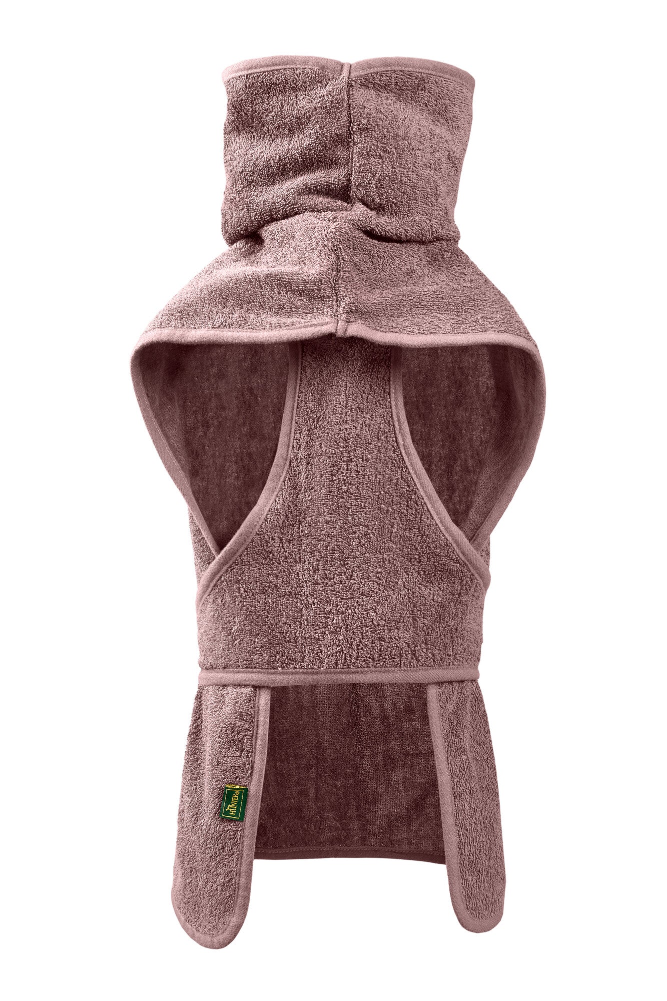 RIGA Bathrobe - Hunter-petstore -dog bathrobe made of particularly absorbent cotton -supports quick drying and protects against cooling down -protects car and furniture from dirt -easy to put on and take off -optional fastening possible by press stud underneath the tail -washable at 140 °F