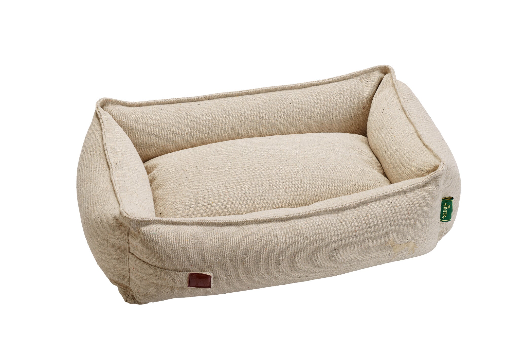BELLUNO Sofa - Hunter-petstore -Cozy dog sofa with robust textured fabric -Made mainly from recycled materials -Pleasantly robust material mix of cotton and polyester -Reversible inner cushion -Anti-slip underside -Covers washable at 140 °F