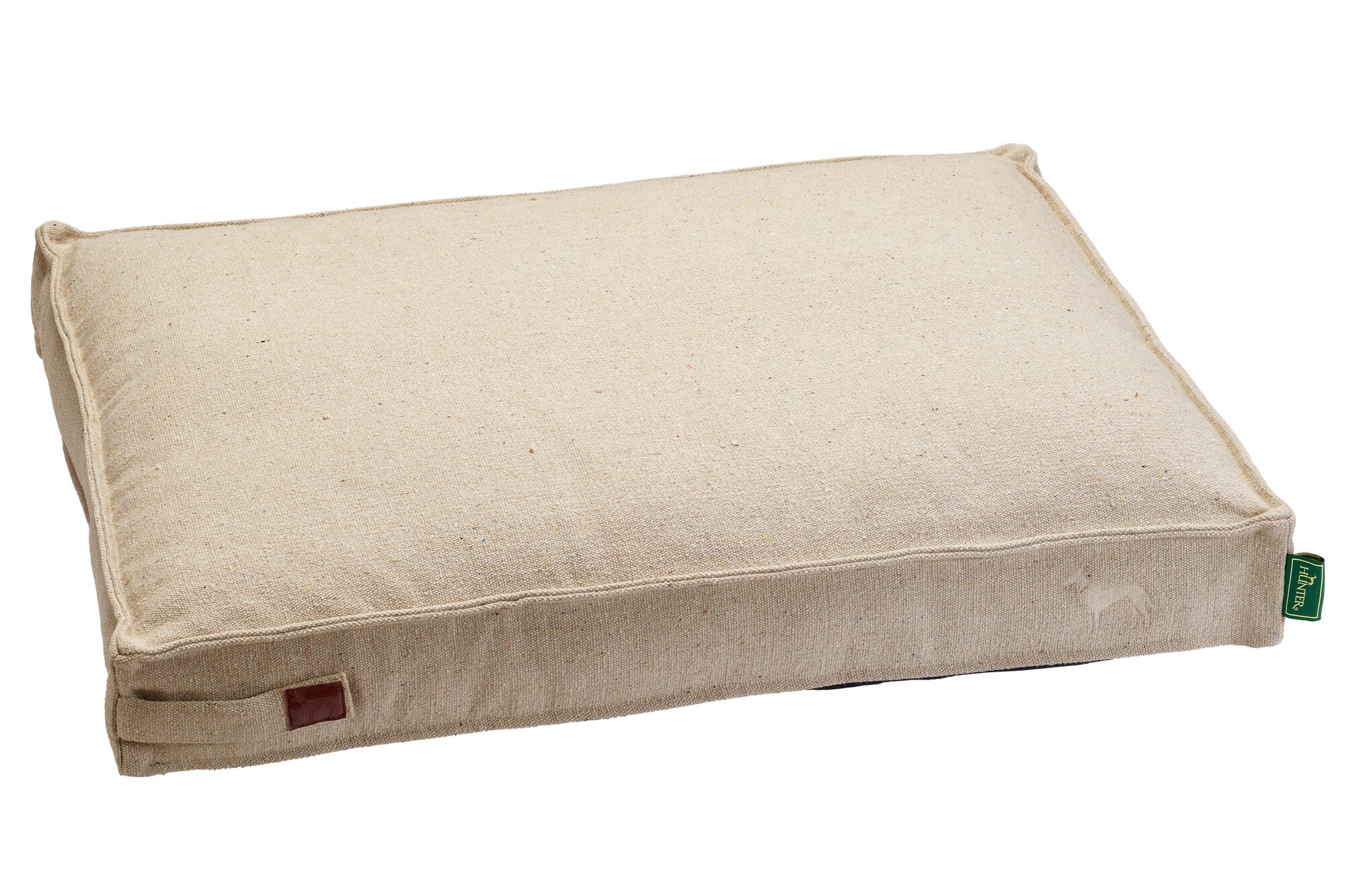 BELLUNO Bed - Hunter-petstore -Made mainly from recycled materials -Pleasantly robust material mix of cotton and polyester -Reversible inner cushion -Anti-slip underside -Covers washable at 140 °F