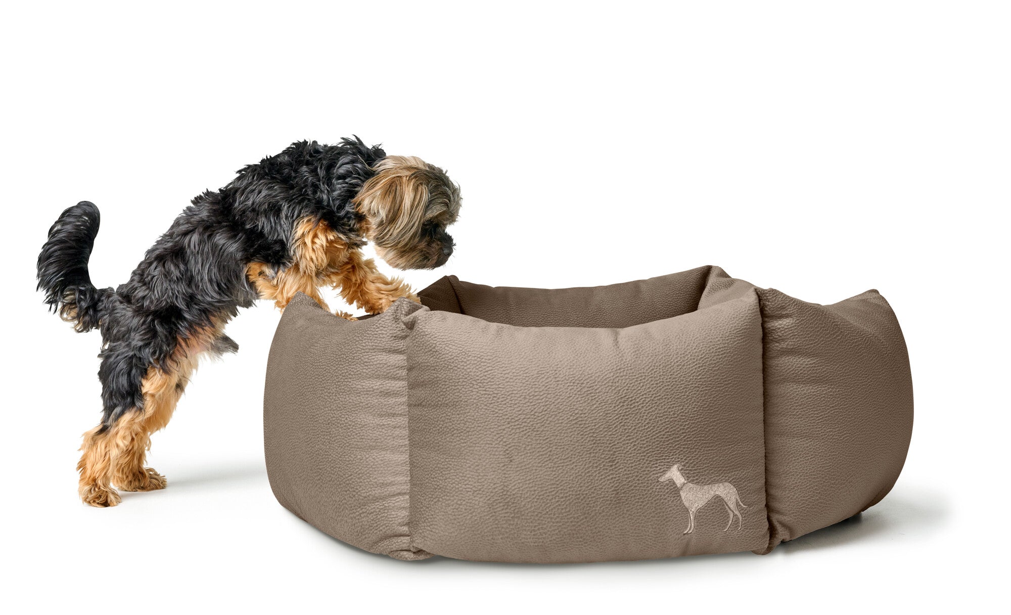 MERIDA Sofa Ortho Hexagon - Hunter-petstore -Orthopedic sofa for dogs with joint and back problems -Lying surface with pressure-relieving memory foam flakes -Reversible inner cushion -Pleasantly soft feel and elegant hexagonal look -Anti-slip underside -Removable cover washable at 140 °F -Made in Europe