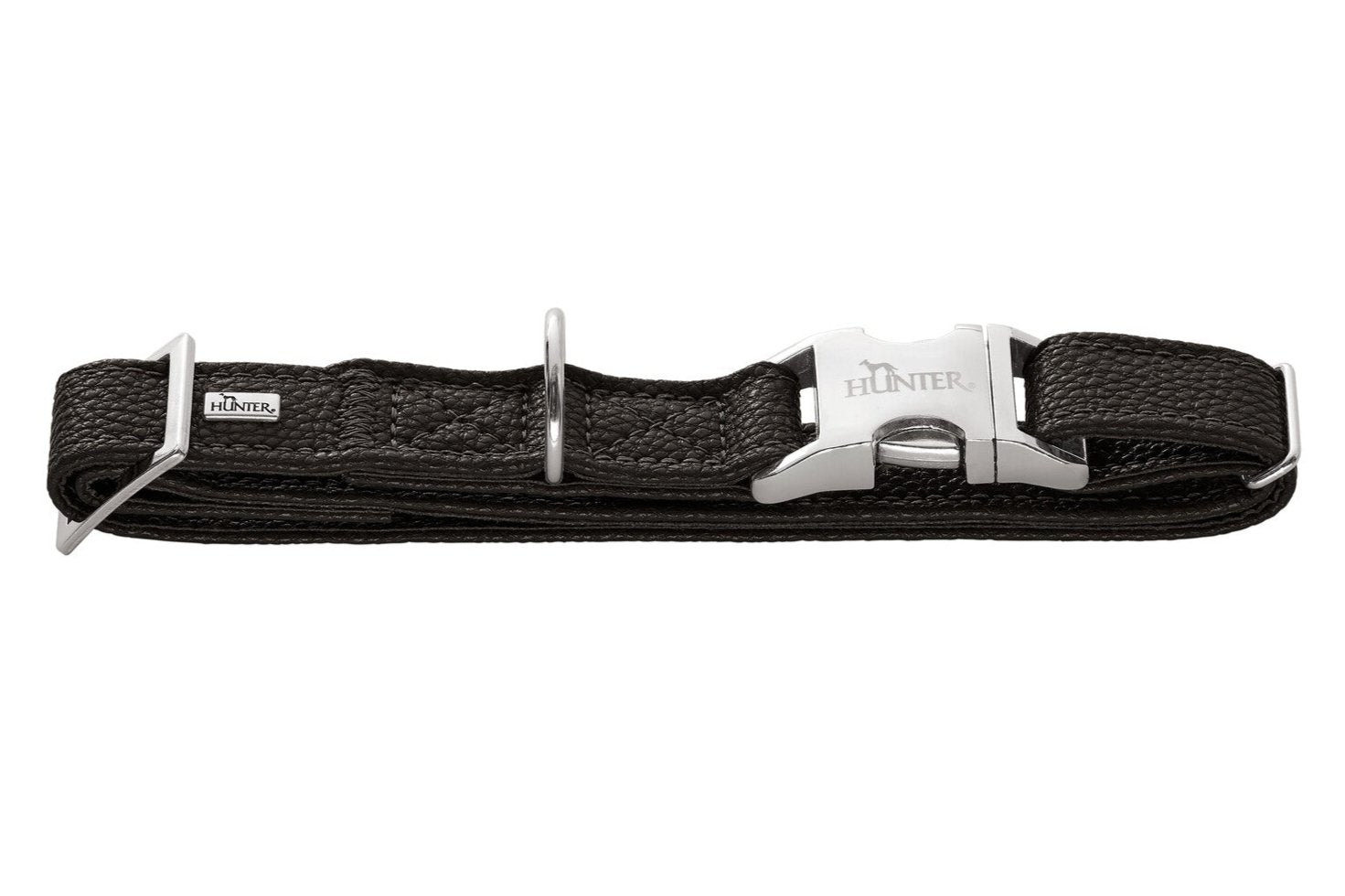 SOFIA Alu-Strong Collar - Hunter-petstore -Imitation leather in nappa look -Vegan -Infinitely adjustable -Robust aluminium plug-in fastener -Brilliant colors -Made in Germany