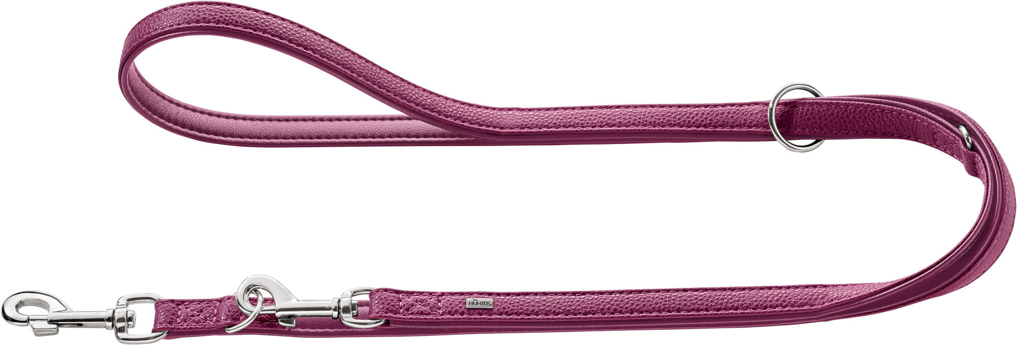 SOFIA T-leash - Hunter-petstore -3-way adjustable leash -Imitation leather Imitation leather in nappa look -Vegan -Brilliant colors -Made in Germany