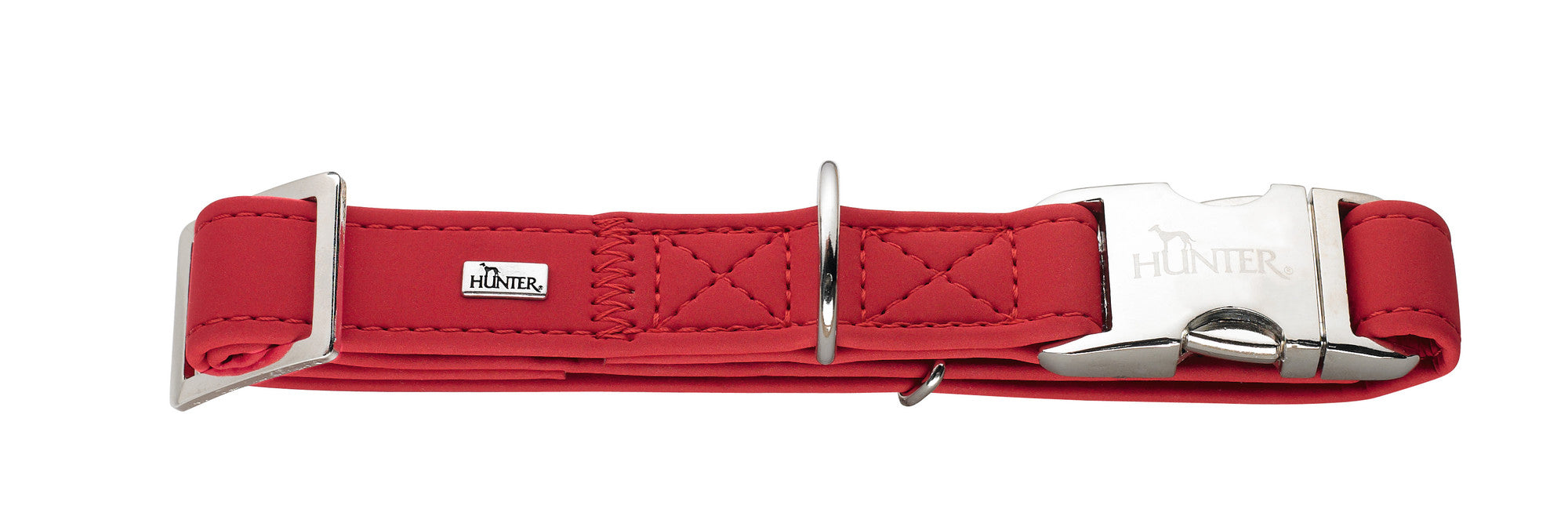 SOFTIE Alu-Strong Collar - Hunter-petstore -artificial leather with nubuck appearance -robust fastener made of aluminum -step-less adjustable -Made in Germany