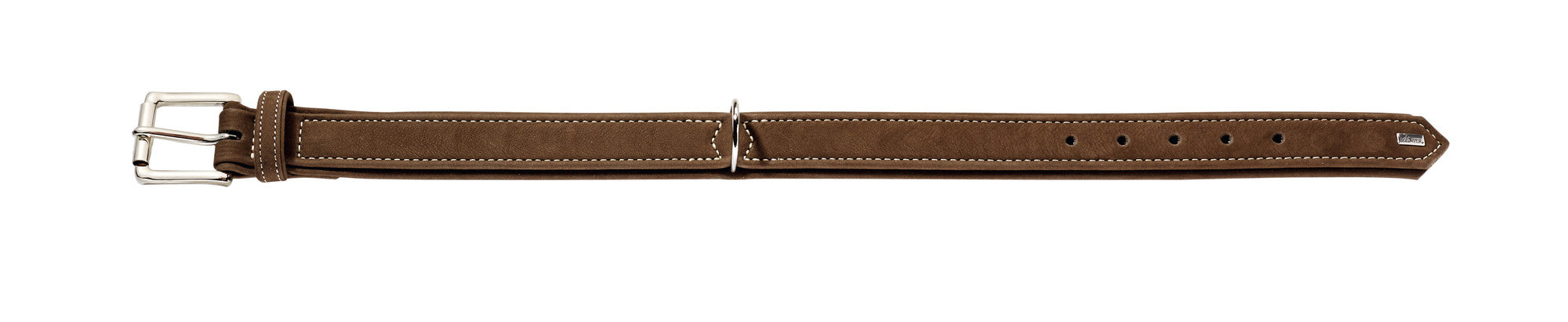 HUNTING Collar - Hunter-petstore -Made of extra soft nubuck leather -Velvety surface -With contrast stitching -Made in Germany