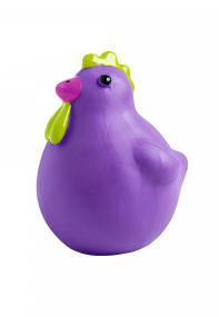 CRAZY FARM Dog Toy - Hunter-petstore -mix colors -with squeaker -for small dogs -soft plastic -3.15 in