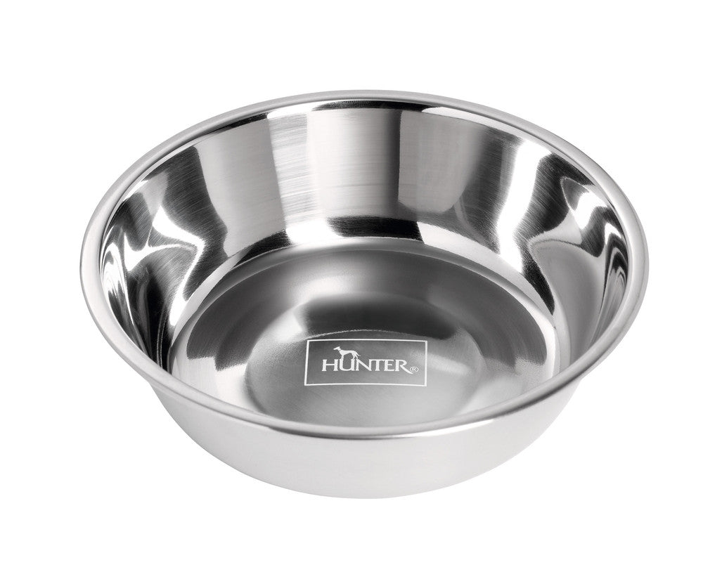 Replacement for melamine bowls - Hunter-petstore -replacement bowl for food or drinking bowls -fits HUNTER melamine bowls -made of stainless steel with HUNTER engraving -long-lasting, shock and scratch resistant -easy to clean and dishwasher-safe -food safe