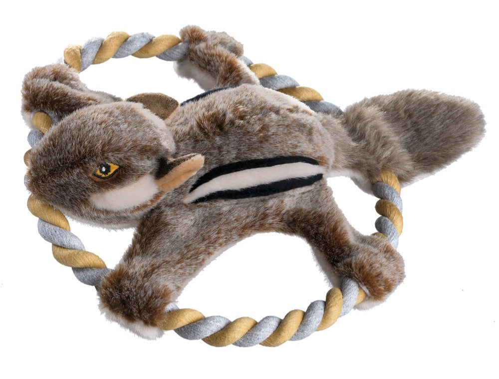 WILDLIFE Squirrel Circle Dog toy - Hunter-petstore -realistic looking dog toy -wild animal optics -with squeaker -washable at 90 °F -11.81 in