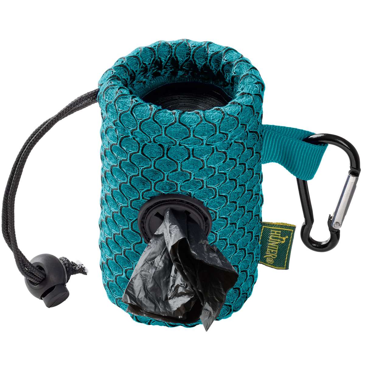HILO Waste bag holder - Hunter-petstore -particularly lightweight poo bag dispenser for every day -flexible fastening options -easy removal of individual bags -closable with practical stopper cord -can be filled with standard poo bag rolls (not included)