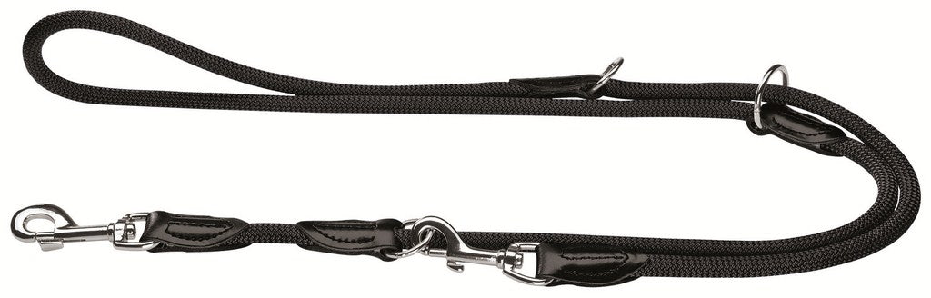 FREESTYLE Adjustable Leash - Hunter-petstore -rope made of durable polyamide -leather caps -3-fold adjustable -easy care