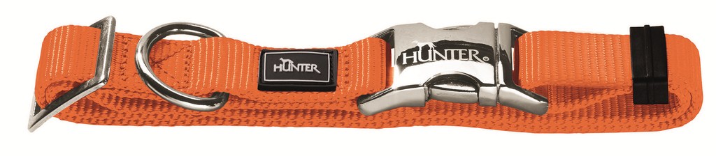 NYLON Alu-Strong Collar - Hunter-petstore -made of high-quality and durable nylon material -step-less adjustable by metal slider -with practical aluminum fastener