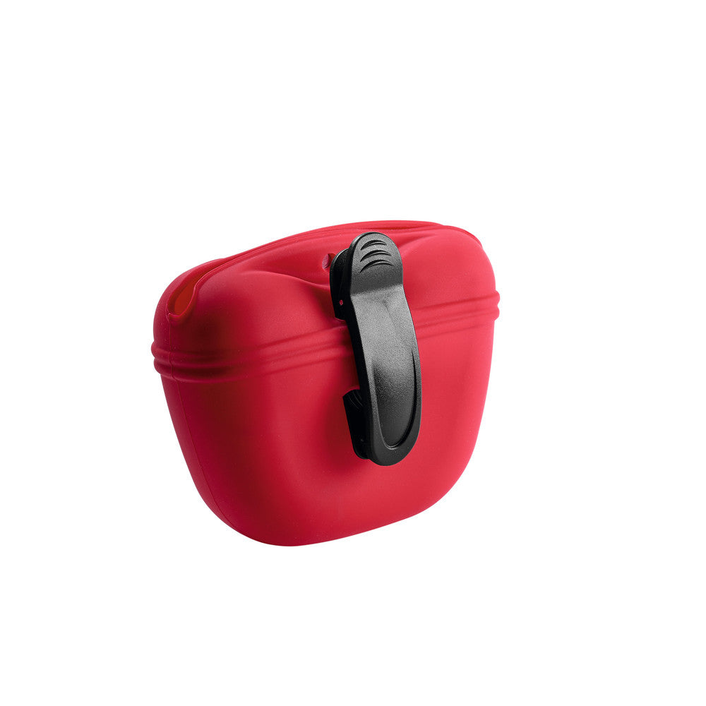LUGO Silicone Belt Bag - Hunter-petstore -fillable snack bag for dog training -ideal for on the go -particularly easy to clean -closes securely thanks to magnetic closure -can be attached to a belt or the like -food safe