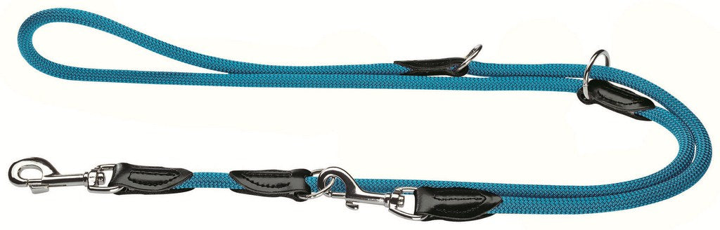 FREESTYLE Adjustable Leash - Hunter-petstore -rope made of durable polyamide -leather caps -3-fold adjustable -easy care