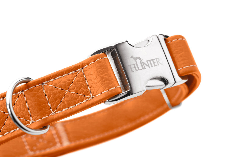 CANNES Alu-Strong Collar - Hunter-petstore -especially soft cow nappa leather -robust fastener made of aluminum -stepless adjustable -made in Germany