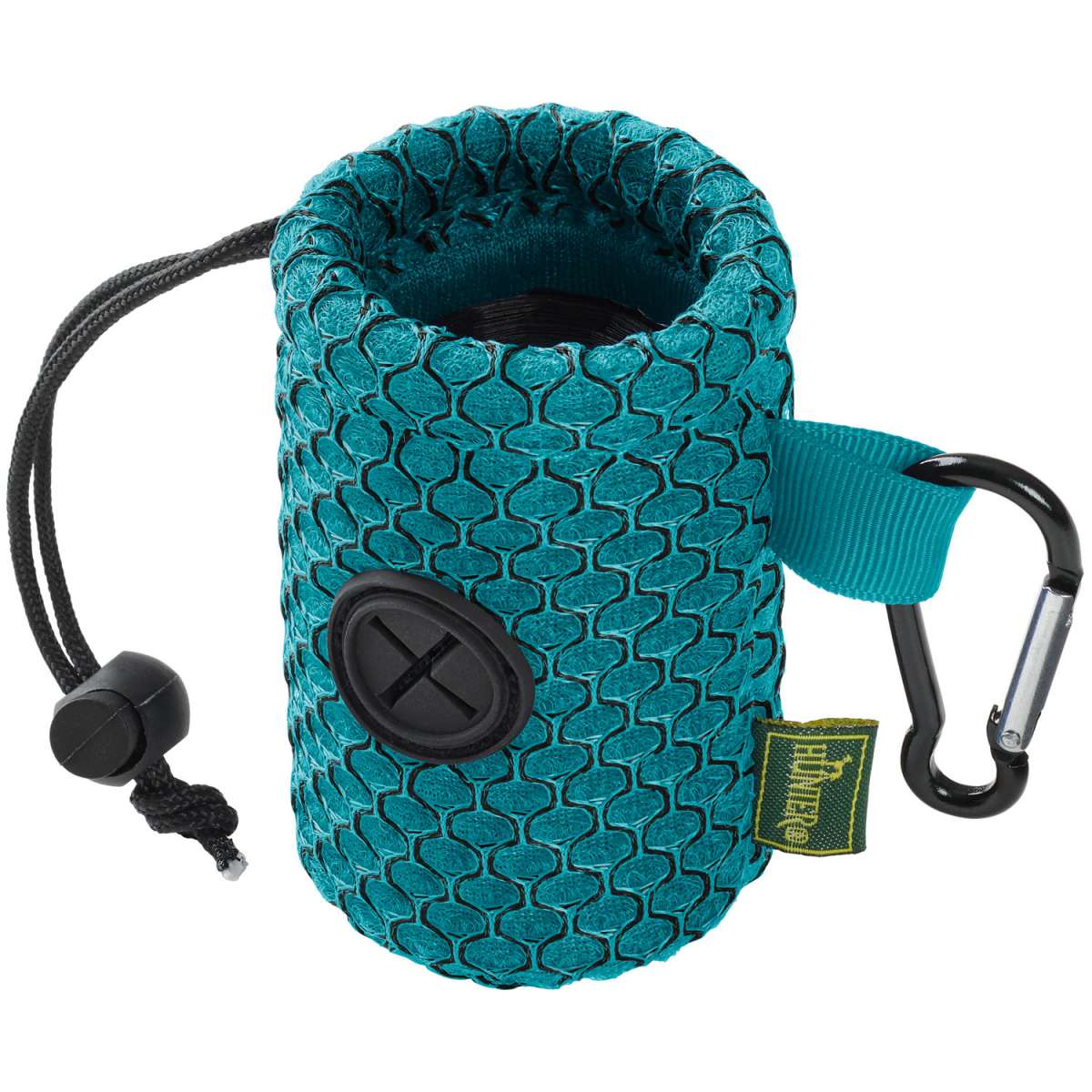 HILO Waste bag holder - Hunter-petstore -particularly lightweight poo bag dispenser for every day -flexible fastening options -easy removal of individual bags -closable with practical stopper cord -can be filled with standard poo bag rolls (not included)
