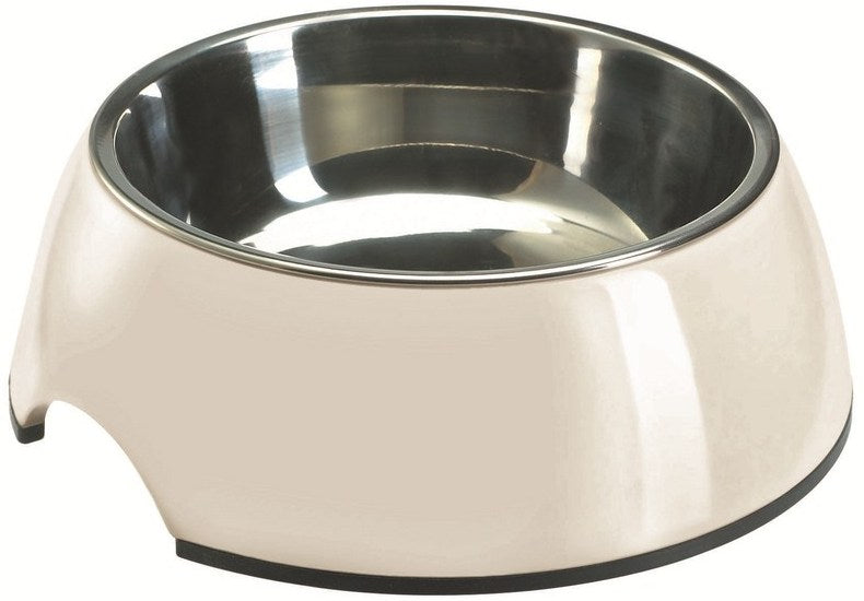 COLOR Bowl - Hunter-petstore -feeding or drinking bowl with melamine -with removable stainless steel bowl -classic-modern design -slip-resistant rubber rim on the bottom -long-lasting, shock and scratch resistant -easy to clean and dishwasher safe -food safe