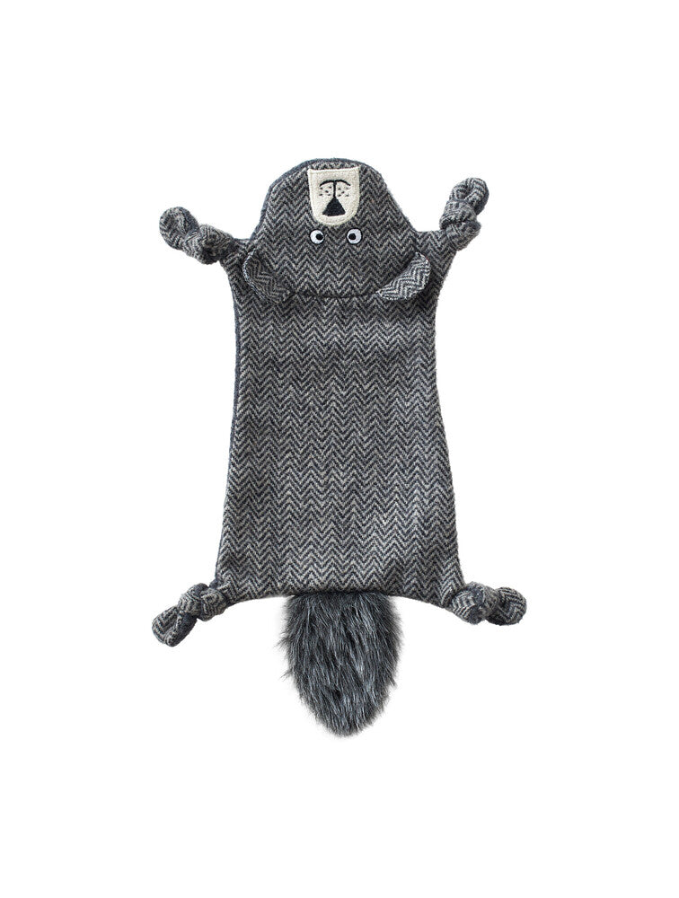 BILLUND Flat Bear Dog toy - Hunter-petstore -dog toy for cuddling and sniffing games -for dogs of all sizes and ages -made from 100% recycled materials -without squeaker -with or without filling depending on model -can be easily picked up and retrieved -play-mat: ideal for physical and mental exercise -15.75 in