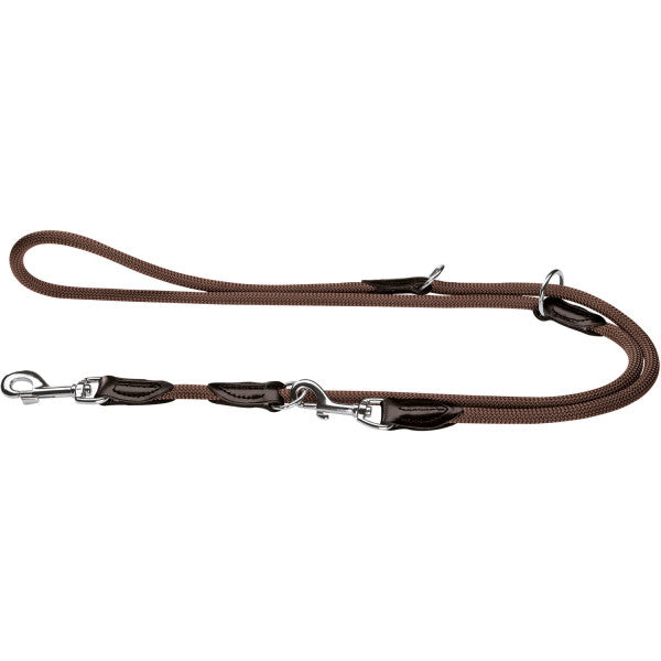 FREESTYLE Adjustable Leash - Hunter-petstore -rope made of durable polyamide -leather caps -3-fold adjustable -easy care
