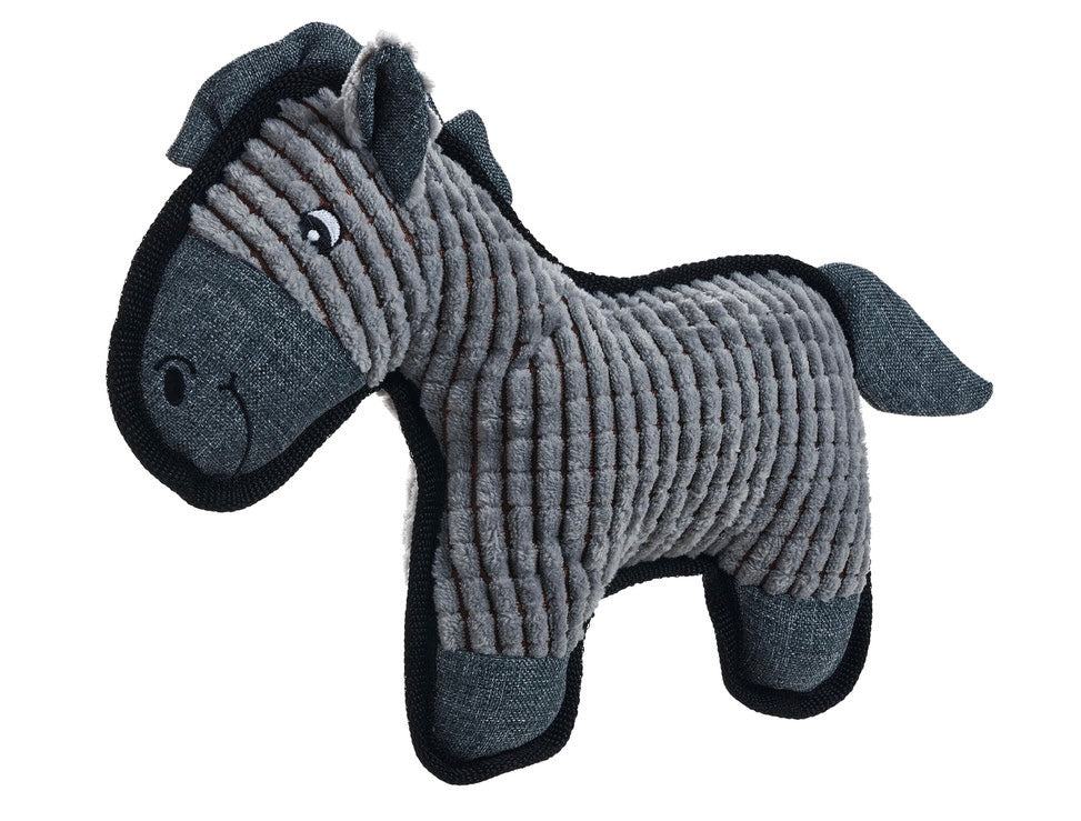 KOLDING Horse Dog toy - Hunter-petstore -with squeaker -robust mix of materials -washable at 90 °F -14.17 in