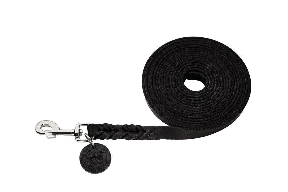 SOLID EDUCATION Tracking leash - Hunter-petstore -Search and drag line for dog sports and training -Ideal for tracking work and on-call training -Without hand strap -Stable bolt hook woven by hand -Special grease for more grip and suppleness -Robust, reliable and weatherproof -Made in Germany