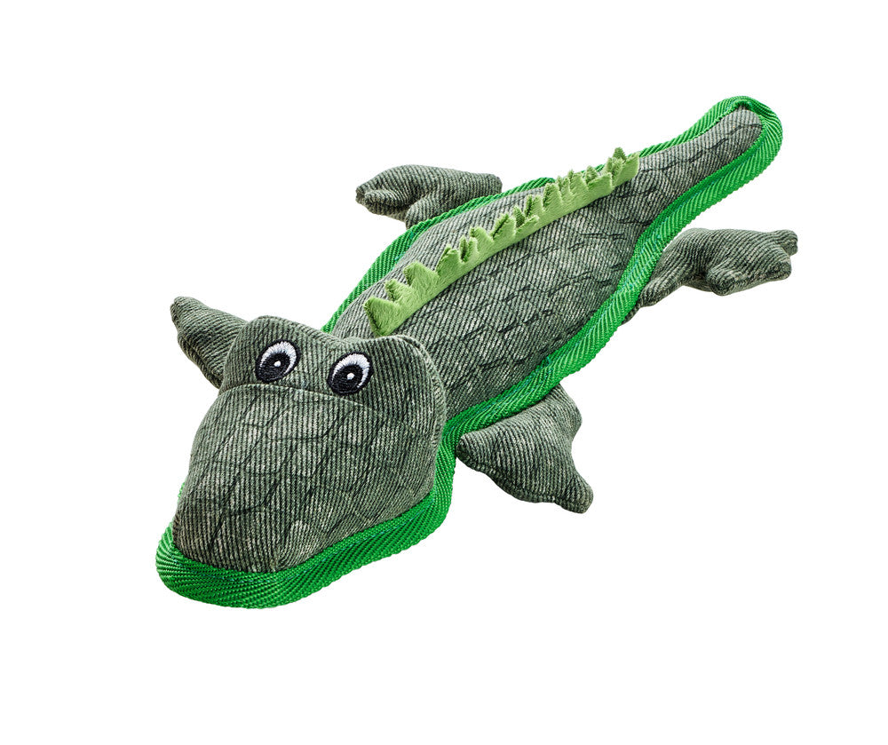 BRISBANE Gator Dog toy - Hunter-petstore -dog toy for playing, cuddling and loving -for medium to large dogs -funny animal look with pleasantly firm surface -can be easily picked up and retrieved -with reinforced seams for more stability -14.96 in
