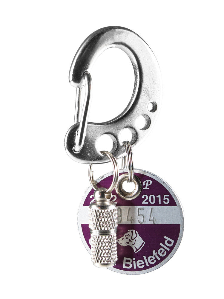 Snap Hook EASY CHANGE - Hunter-petstore -innovative extra carabiner for collar, harness and leash -easily replace up to four dog tags and fobs -robust, durable and versatile -innovative design -easy to use