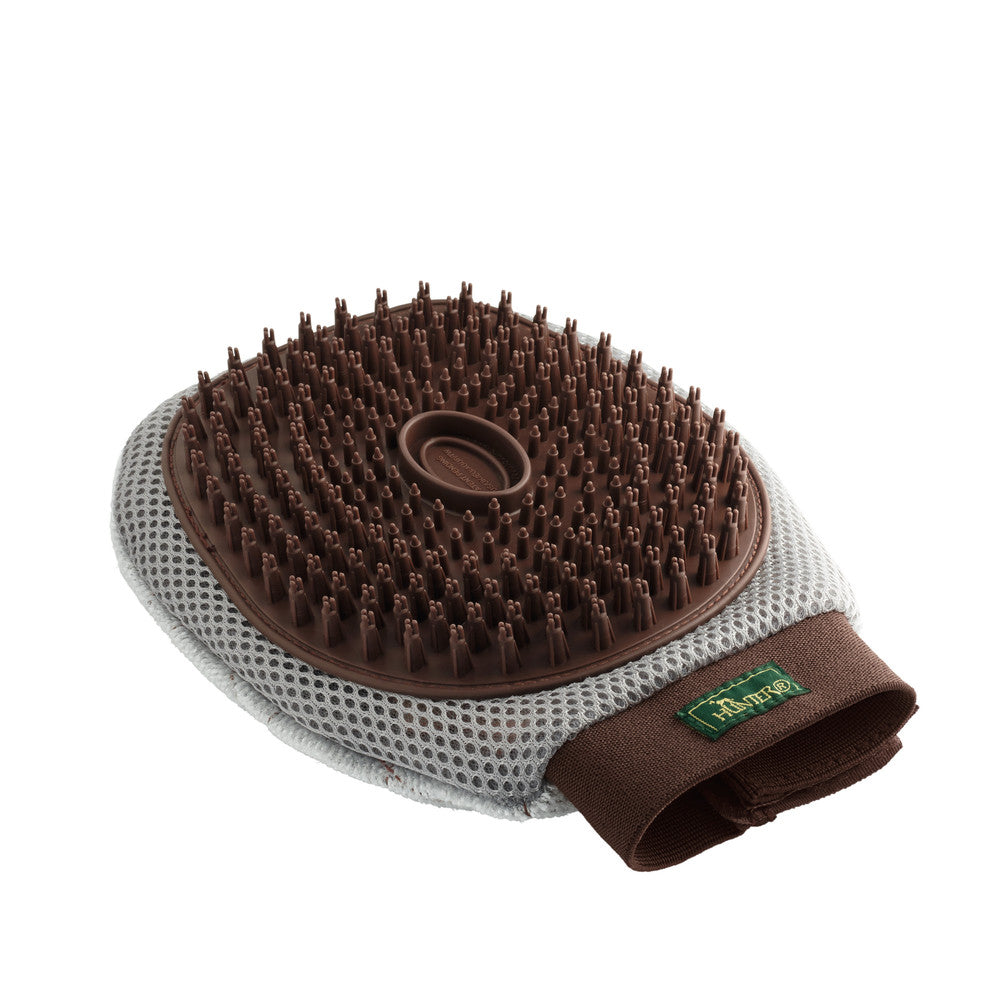 Grooming Glove SPA - Hunter-petstore -care glove for all types of fur -wash and massage your dog at the same time -features an opening for adding shampoo -fabric surface to remove hairs from clothes and furniture -universal glove size