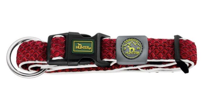 HILO Collar - Hunter-petstore -lightweight collar for leisure or sporting activities -with click closure -optimum fit infinitely adjustable -with reflective elements -soft, air-permeable and breathable -cooling effect possible with the help of water -easy-care and quick-drying
