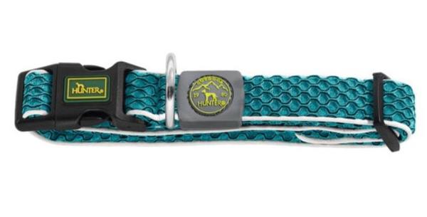 HILO Collar - Hunter-petstore -lightweight collar for leisure or sporting activities -with click closure -optimum fit infinitely adjustable -with reflective elements -soft, air-permeable and breathable -cooling effect possible with the help of water -easy-care and quick-drying