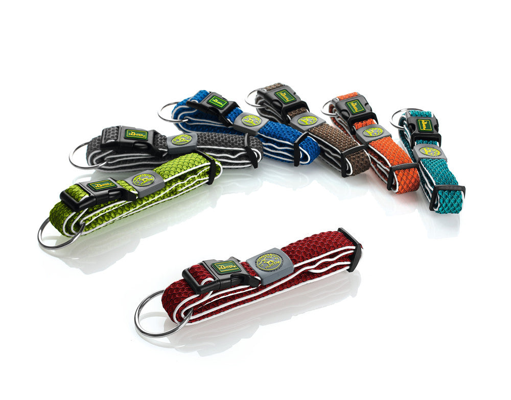 HILO Collar - Hunter-petstore -lightweight collar for leisure or sporting activities -with click closure -optimum fit infinitely adjustable -with reflective elements -soft, air-permeable and breathable -cooling effect possible with the help of water -easy-care and quick-drying